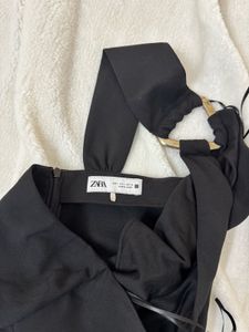 Women/Girl Black One-Shoulder Dress