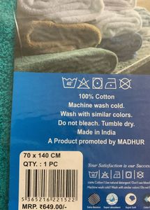 Bath Towels Pack Of 3