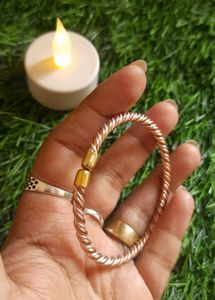 Twisted Adjustable Copper Kada✨️