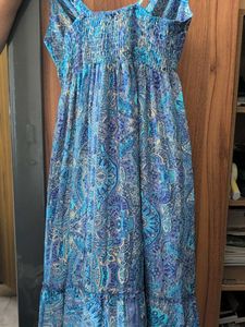 Blue Paisley Sundress