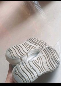 Stylish White &amp; Blue Sneakers