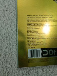 Doms A4 Spiral Notebook Ruled Sheet