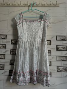 White Embellished Dress