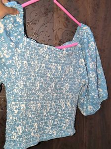 Floral Print Crop Top