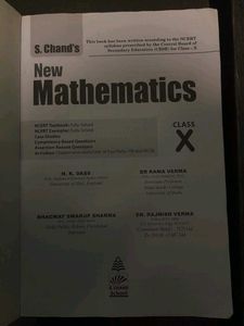 New Mathematics Class X - S. Chand's