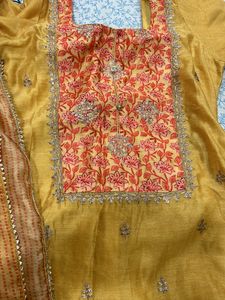 Chanderi Suit Set
