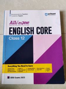 All In One English Core Class 12