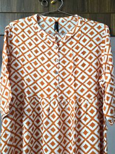 Rust Orange Kurta
