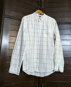 Tommy Hilfiger Men Regular Windowpane Check Shirt