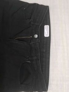 Wide Leg Black Jeans