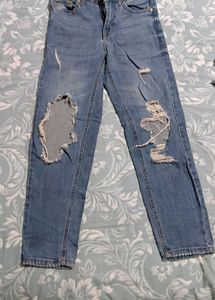 Ripped Denim Jeans