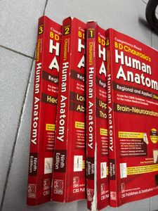 BD Chaurasia&#39;s Human Anatomy Set