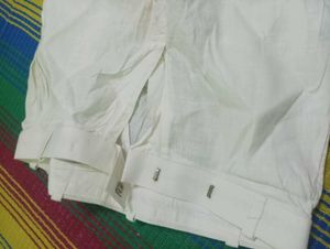 Khaki White Pant