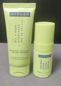 Hyphen Golden Hour Serum And All I Need Sunscreen