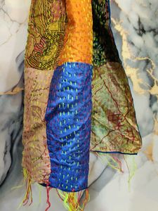 brand NEW KANTHA Patchwork Stole