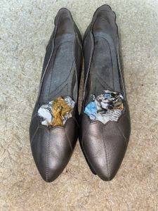 Formal Leather Pointed Toe Flats