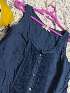 Navy Blue Camisole Top