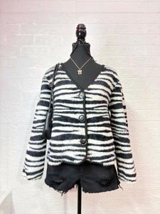Zebra Print Cardigan
