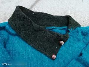 Stylish Blue woolen Knitted long Top