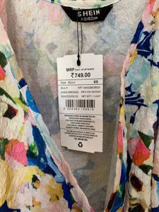 Floral Wrap Mini Dress - New with Tags