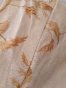 Floral Cotton Linen Midi Dress