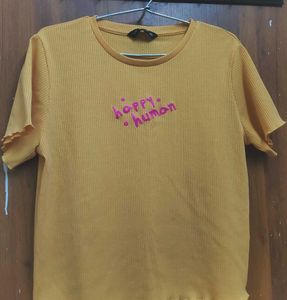 Graphic Crop Tee 🧇🍋🍯🌻