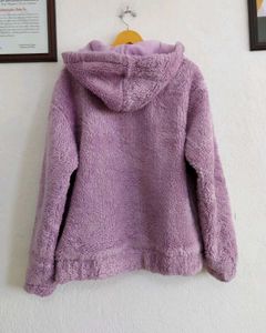 Lavender Fuzzy Hoodie