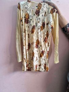 Elegant Floral Print Tunic