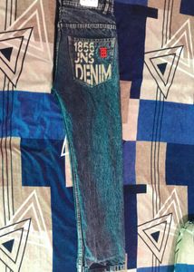 Vintage Wash Denim Jeans