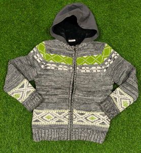 New Fair Isle Zip-Up Hoodie