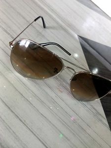 Silver Aviator Sunglasses
