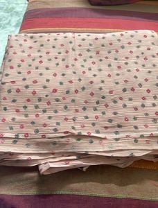 Crush Cotton Suit Material With Linning 💓