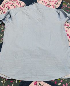 Men&#39;s Blue Checked Shirt