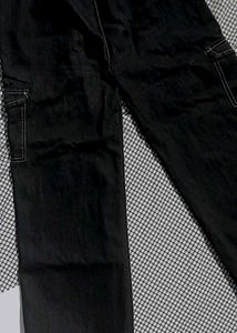 CK Black Cargo Pants