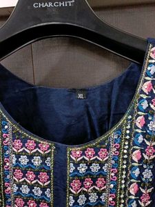 Price Drop 💧 NAVY BLUE KURTA SET 🫐+ DUPATTA
