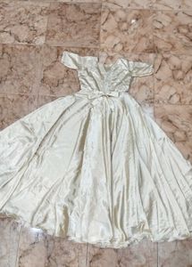 Vintage-Inspired Polka Dot Gown