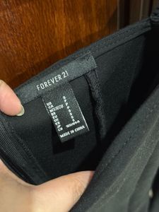 Forever 21 Black Mini Dress with Slit