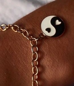 Yin Yang Charm Bracelet