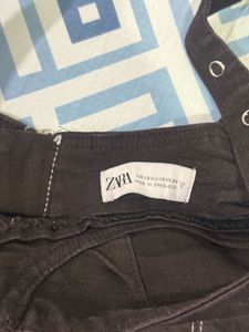 Zara XS Black Corset Top