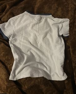 Casual White Graphic T-shirt