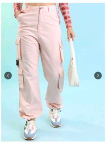 Pink Cargo Pants