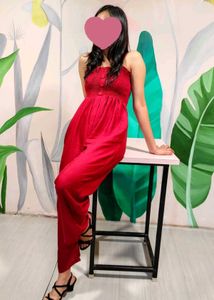 Maroon Jumpsuit