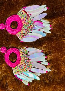 Statement Floral Earrings