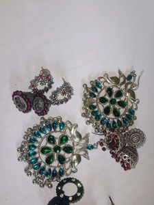 Assorted Earrings Combo Of 4
