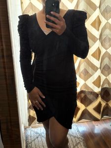 Chic Black Long Sleeve Dress