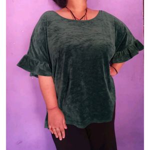 Velvet Green Super Soft Top