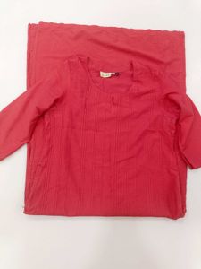 Red Kurta Set