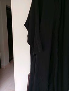 Elegant Black Abaya with Embroidery