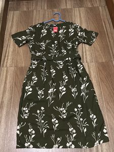 Western Dress With Belt