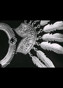 Oxidised Necklace (Silver) For Girl And Women